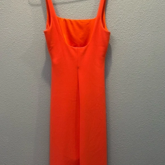 Bec + Bridge Karina Tuck Midi Dress - size 6 Fire Red - Picture 7 of 14